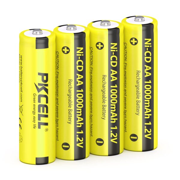 PKCELL Ni-CD AA 1000mAh 1.2V rafhlaða