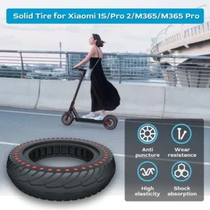8,5 tommu litríku punkta rauðu grindur fyrir rafskútu M365/Pro/1S Essential/Pro2/Mi3