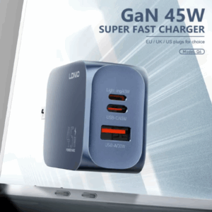 LDNIO Q6 Portable 45W GaN ferðahleðslutæki